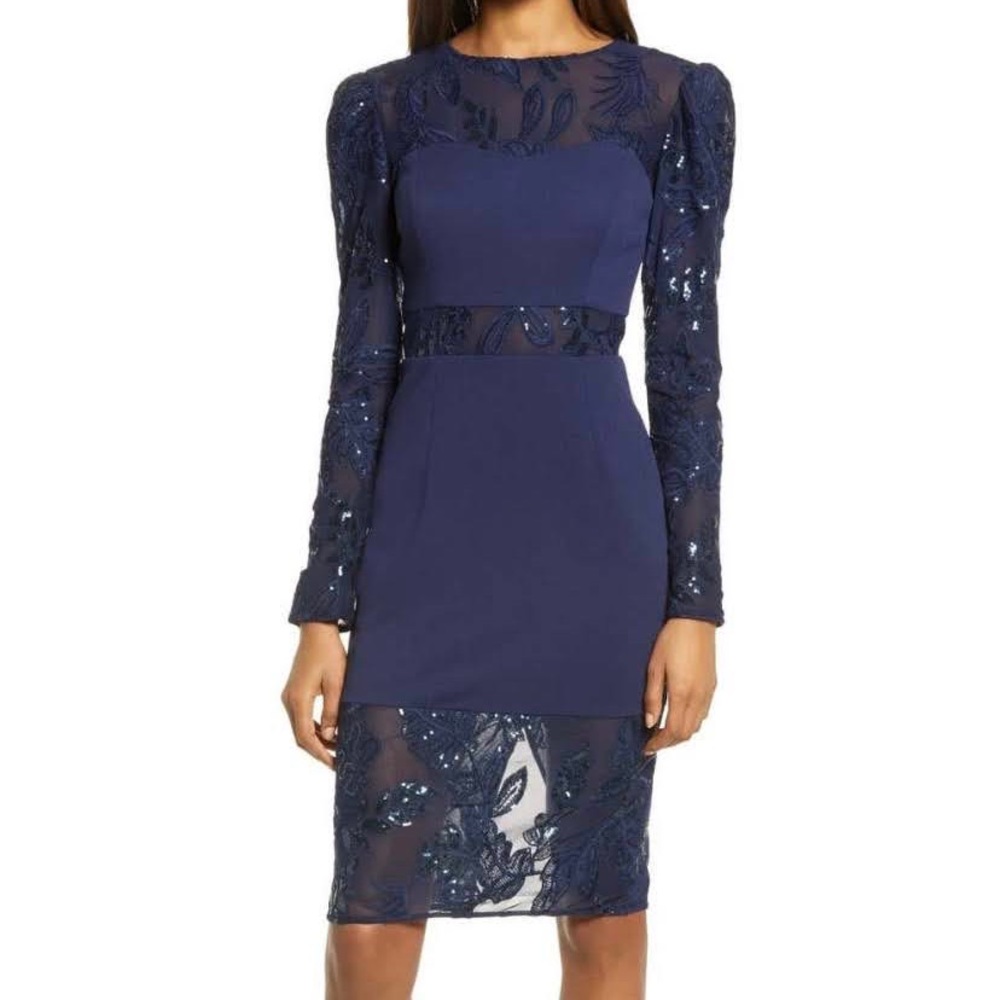 Formal midi dress with sleeves!
